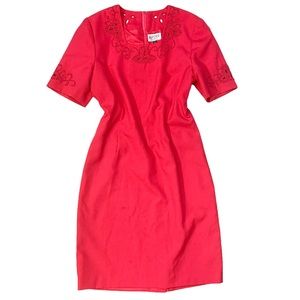 Vintage Pink Sheath Dress